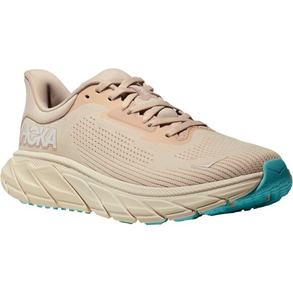 New Women's HOKA Arahi 7 Running Shoes Size 10.5D Wide Vanilla/Cream - Picture 1 of 5